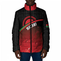 Malawi Football Personalized Blazing Fires Padded Jacket Scorchers Fighting