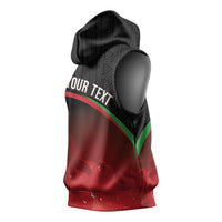 Malawi Football Personalized Blazing Fires Sleeveless Hoodie Scorchers Fighting