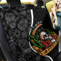 Mexico Day Of The Dead Back Car Seat Cover Sombrero Sugar Skull With Roses LT7 - Wonder Print Shop