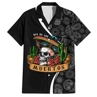 Mexico Day Of The Dead Family Matching Tank Maxi Dress and Hawaiian Shirt Sombrero Sugar Skull With Roses - Wonder Print Shop