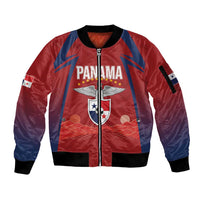 Afro-Panama Football 2026 Custom Sleeve Zip Bomber Jacket La Marea Roja Making History - Wonder Print Shop