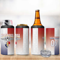 Afro-Panama Football Los Canaleros 2026 Custom 4 in 1 Can Cooler Tumbler Rising Glory - Wonder Print Shop
