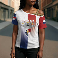 Afro-Panama Football Los Canaleros 2026 Custom Cross Shoulder Shirt Rising Glory - Wonder Print Shop