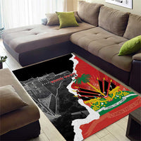 Personalized Haiti First Black Republic 1804 Area Rug Ayiti Citadel Laferriere