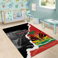 Personalized Haiti First Black Republic 1804 Area Rug Ayiti Citadel Laferriere