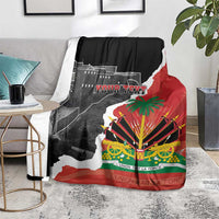 Personalized Haiti First Black Republic 1804 Blanket Ayiti Citadel Laferriere