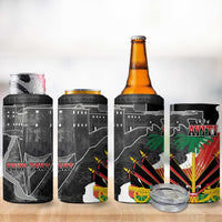 Personalized Haiti First Black Republic 1804 4 in 1 Can Cooler Tumbler Ayiti Citadel Laferriere