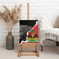Personalized Haiti First Black Republic 1804 Canvas Wall Art Ayiti Citadel Laferriere