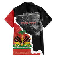 Personalized Haiti First Black Republic 1804 Family Matching Puletasi and Hawaiian Shirt Ayiti Citadel Laferriere