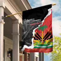 Personalized Haiti First Black Republic 1804 Garden Flag Ayiti Citadel Laferriere