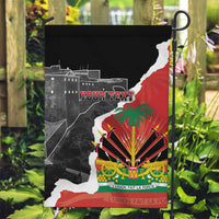 Personalized Haiti First Black Republic 1804 Garden Flag Ayiti Citadel Laferriere