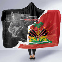 Personalized Haiti First Black Republic 1804 Hooded Blanket Ayiti Citadel Laferriere