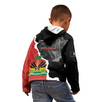 Personalized Haiti First Black Republic 1804 Kid Hoodie Ayiti Citadel Laferriere
