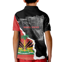 Personalized Haiti First Black Republic 1804 Kid Polo Shirt Ayiti Citadel Laferriere