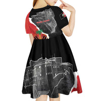Personalized Haiti First Black Republic 1804 Kid Short Sleeve Dress Ayiti Citadel Laferriere