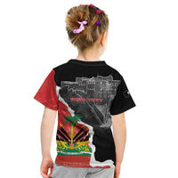 Personalized Haiti First Black Republic 1804 Kid T Shirt Ayiti Citadel Laferriere