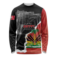 Personalized Haiti First Black Republic 1804 Long Sleeve Shirt Ayiti Citadel Laferriere