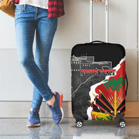 Personalized Haiti First Black Republic 1804 Luggage Cover Ayiti Citadel Laferriere