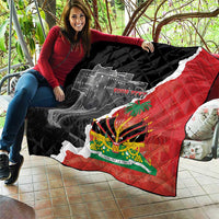 Personalized Haiti First Black Republic 1804 Quilt Ayiti Citadel Laferriere