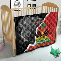Personalized Haiti First Black Republic 1804 Quilt Ayiti Citadel Laferriere