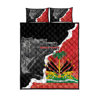Personalized Haiti First Black Republic 1804 Quilt Bed Set Ayiti Citadel Laferriere