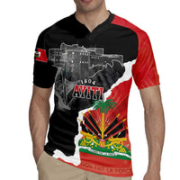 Personalized Haiti First Black Republic 1804 Rugby Jersey Ayiti Citadel Laferriere
