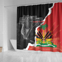 Personalized Haiti First Black Republic 1804 Shower Curtain Ayiti Citadel Laferriere