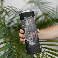 Personalized Haiti First Black Republic 1804 Skinny Tumbler Ayiti Citadel Laferriere