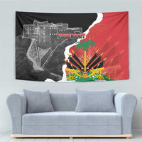 Personalized Haiti First Black Republic 1804 Tapestry Ayiti Citadel Laferriere
