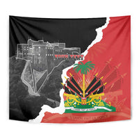 Personalized Haiti First Black Republic 1804 Tapestry Ayiti Citadel Laferriere