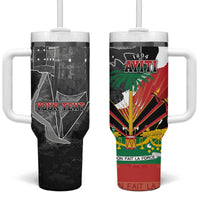 Personalized Haiti First Black Republic 1804 Tumbler With Handle Ayiti Citadel Laferriere