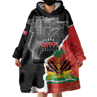 Personalized Haiti First Black Republic 1804 Wearable Blanket Hoodie Ayiti Citadel Laferriere
