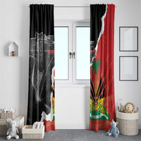 Personalized Haiti First Black Republic 1804 Window Curtain Ayiti Citadel Laferriere