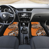 Canada Indigenous Orange Car Mats Haida Art Thunder Bird