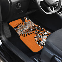 Canada Indigenous Orange Car Mats Haida Art Thunder Bird