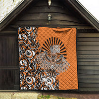 Canada Indigenous Orange Quilt Haida Art Thunder Bird