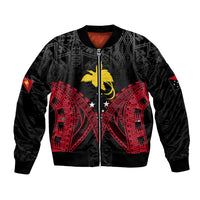 Personalised PNG Bomber Jacket Papua Motuan Mirror Style LT7 - Wonder Print Shop