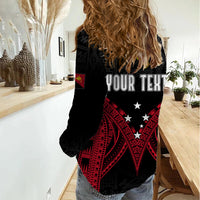 Personalised PNG Women Casual Shirt Papua Motuan Mirror Style - Wonder Print Shop