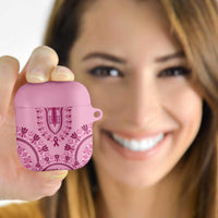 Dashiki Glamorous Pink AirPods Case Breast Cancer Awareness - Wonder Print Shop