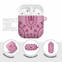 Dashiki Glamorous Pink AirPods Case Breast Cancer Awareness - Wonder Print Shop