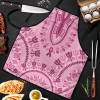 Dashiki Glamorous Pink Apron Breast Cancer Awareness - Wonder Print Shop