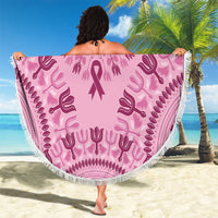 Dashiki Glamorous Pink Beach Blanket Breast Cancer Awareness - Wonder Print Shop