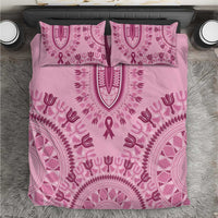Dashiki Glamorous Pink Bedding Set Breast Cancer Awareness - Wonder Print Shop