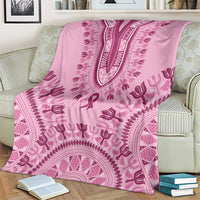 Dashiki Glamorous Pink Blanket Breast Cancer Awareness - Wonder Print Shop