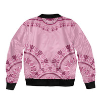 Dashiki Glamorous Pink Bomber Jacket Breast Cancer Awareness - Wonder Print Shop
