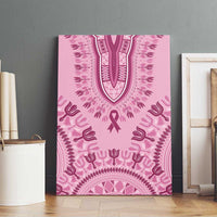Dashiki Glamorous Pink Canvas Wall Art Breast Cancer Awareness - Wonder Print Shop