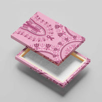 Dashiki Glamorous Pink Canvas Wall Art Breast Cancer Awareness - Wonder Print Shop