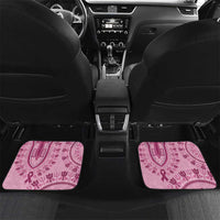 Dashiki Glamorous Pink Car Mats Breast Cancer Awareness - Wonder Print Shop