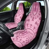 Dashiki Glamorous Pink Car Seat Cover Breast Cancer Awareness - Wonder Print Shop