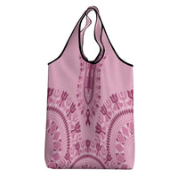 Dashiki Glamorous Pink Grocery Bag Breast Cancer Awareness - Wonder Print Shop